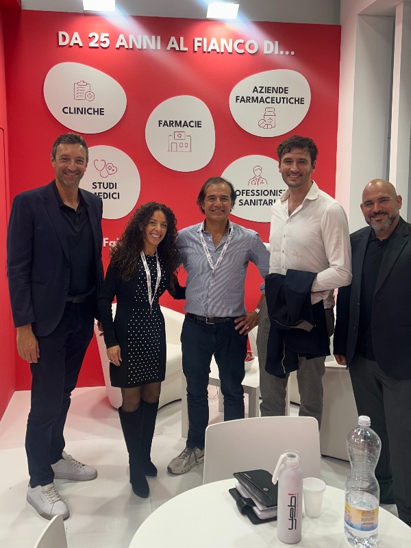 Il nostro cliente Farmacie Ravenna ci è venuto a trovare a Cosmofarma 2026