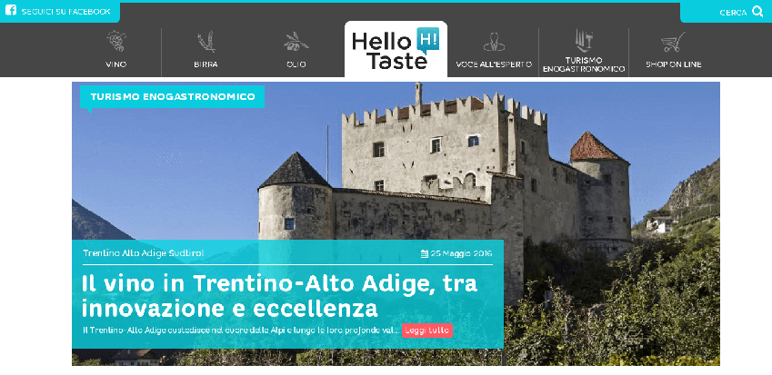 Hello Taste portale su vino, birra e olio