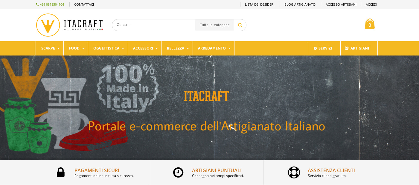 Itacraft E-Commerce Artigianato Italiano